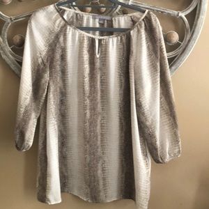 Snake print blouse